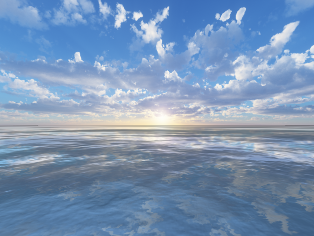 Ocean Shader デモのスクリーンショット